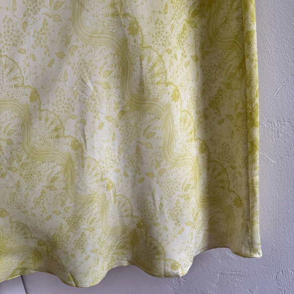 All Saints Bryony Estrella Midi Slip Dress Zest Yellow Bias Cut Sleeveless - Picture 8 of 15